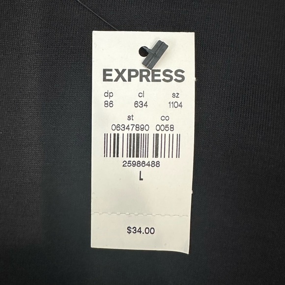 Express Relaxed Tee (Black) L - Picture 4 of 5